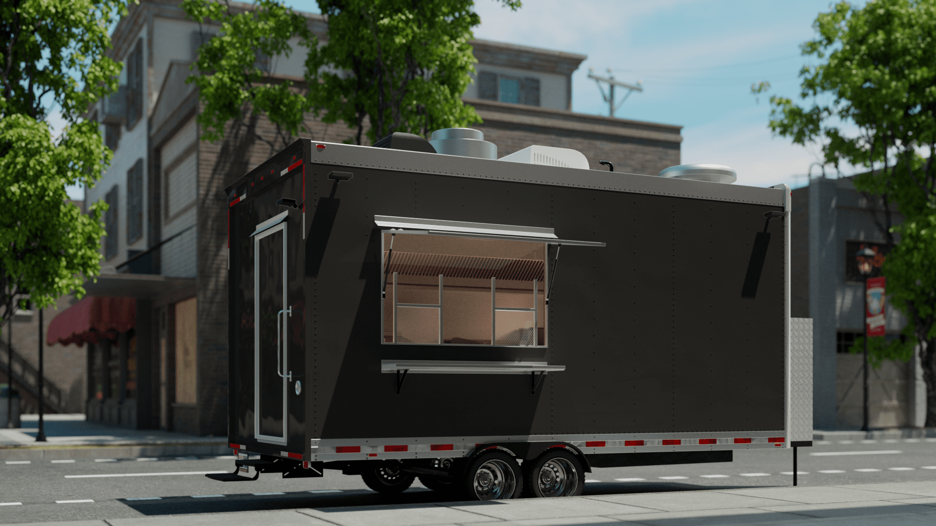 3D Food Trailer Visualizations – Explore Interior & Exterior Layouts - image-36